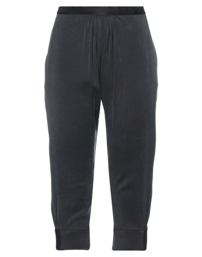 Shop L Agence Cropped Pants In Steel Grey