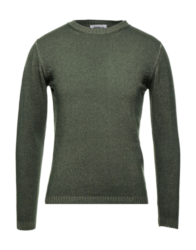 Shop Daniele Fiesoli Sweaters In Military Green