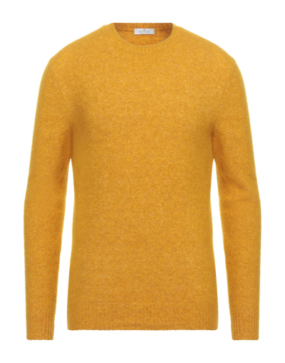 Shop Panicale Man Sweater Yellow Size 44 Polyamide, Wool, Alpaca Wool, Elastane