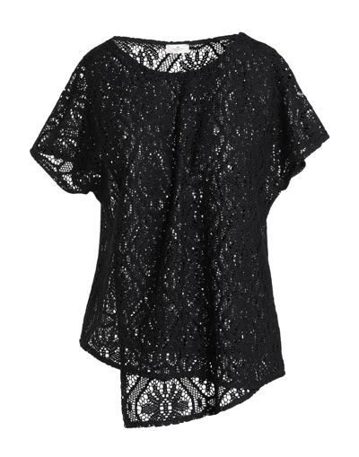Shop Rebel Queen By Liu •jo Rebel Queen Woman Top Black Size S Polyester