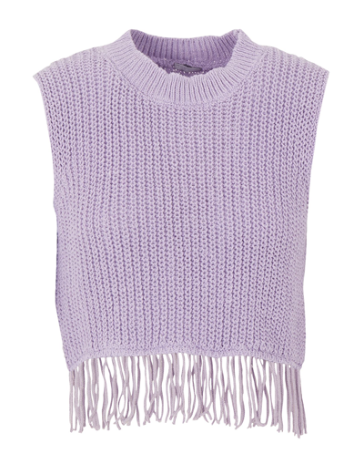 Shop 8 By Yoox Woman Sweater Light Purple Size Xl Cotton, Polyester