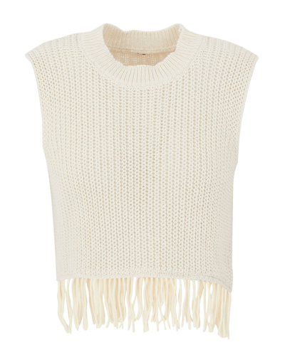 Shop 8 By Yoox Woman Sweater White Size Xl Cotton, Polyester