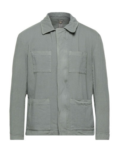 Shop Swiss-chriss Man Jacket Sage Green Size Xl Cotton