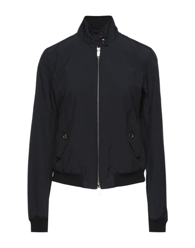 Shop Baracuta Woman Jacket Black Size 0 Cotton, Polyester