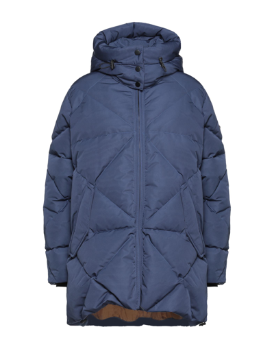 Shop Historic Down Jackets In Slate Blue