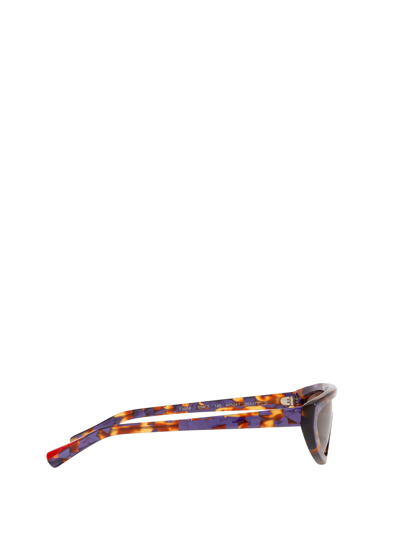 Shop Alain Mikli Sunglasses In Violet Spotted Tortoise