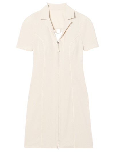 Shop Jacquemus La Robe Tangelo Mini Dress Off-white