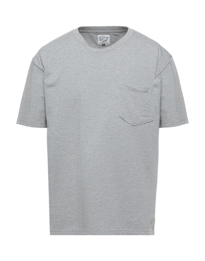Shop Orslow Man T-shirt Grey Size 2 Cotton