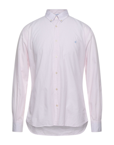 Shop Brooksfield Man Shirt Pink Size 17 Cotton