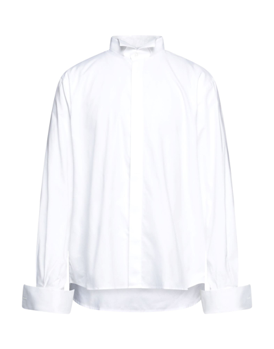 Shop Angelo Nardelli Man Shirt White Size 16 ½ Cotton
