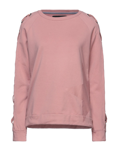 Shop Gas Sweatshirts In Pastel Pink