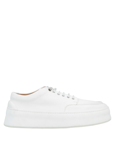 Shop Marsèll Man Lace-up Shoes White Size 11 Soft Leather