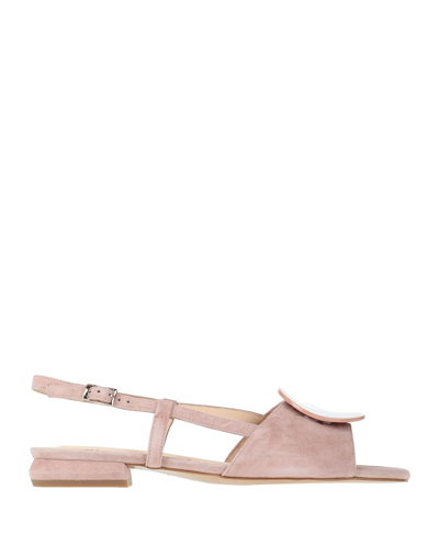 Shop Tosca Blu Woman Sandals Light Pink Size 6 Soft Leather