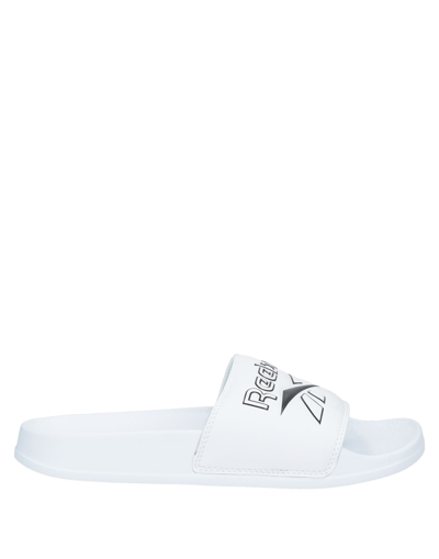 Shop Reebok Man Sandals White Size 6 Rubber