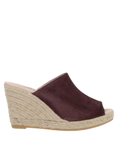 Shop Gaimo Woman Espadrilles Cocoa Size 8 Soft Leather In Brown