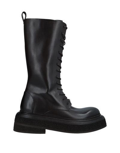 Shop Marsèll Woman Boot Dark Brown Size 11 Leather