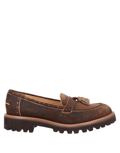 Shop A.testoni Loafers In Brown