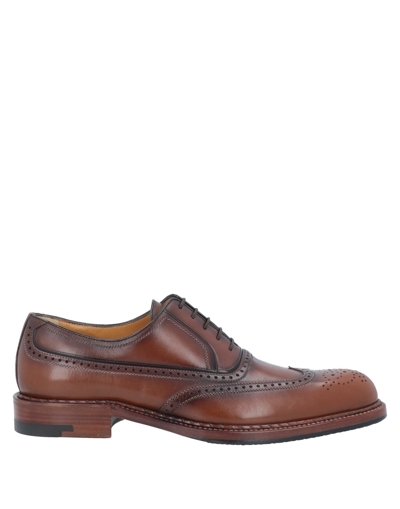 Shop A.testoni Lace-up Shoes In Brown