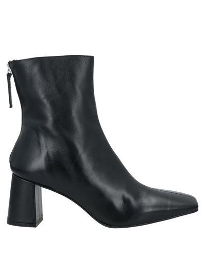 Shop Angel Alarcon Ankle Boots In Black