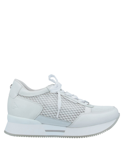 Shop Apepazza Woman Sneakers White Size 9 Soft Leather, Textile Fibers