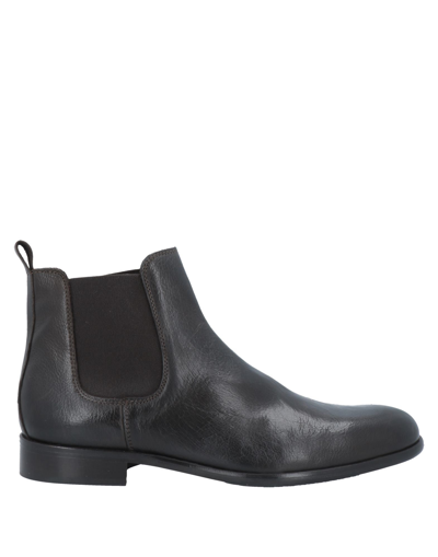 Campanile Ankle Boots In Dark Brown | ModeSens