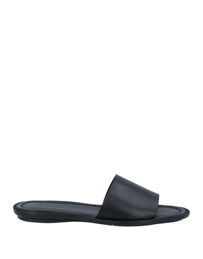 Shop Doucal's Man Sandals Black Size 6 Calfskin
