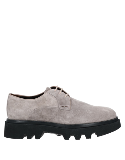 Shop Carpe Diem Lace-up Shoes In Dove Grey