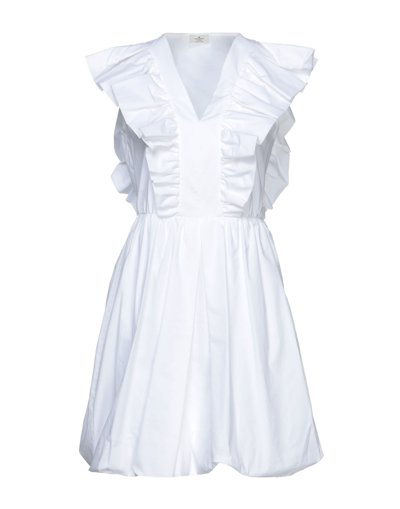 Shop Rebel Queen By Liu •jo Rebel Queen Woman Mini Dress White Size M Cotton