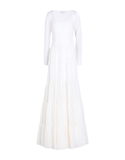 Shop Gabriela Hearst Long Dresses In Ivory