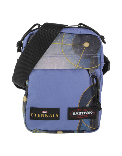 Shop Eastpak Man Cross-body Bag Light Purple Size - Polyester