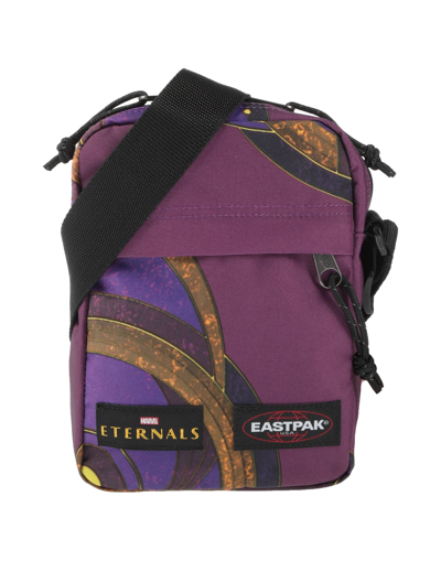 Shop Eastpak Man Cross-body Bag Purple Size - Polyester
