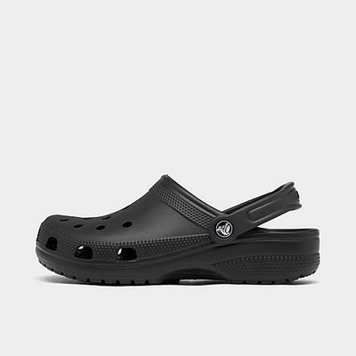 Shop Crocs Big Kids' Classic Clog Shoes In Black