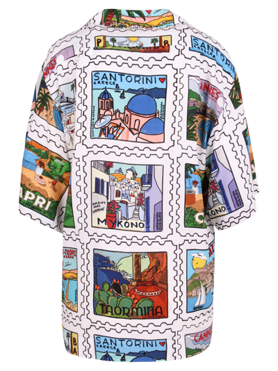 Shop Alessandro Enriquez All-over Graphic Print Shirt In Multicolor
