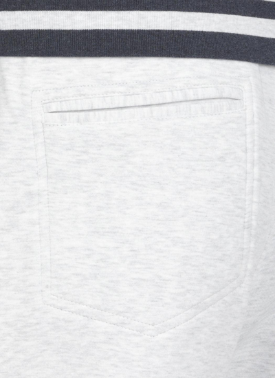 Shop Brunello Cucinelli Stripe Detail Drawstring Track Pants In Grey/ Deep Black