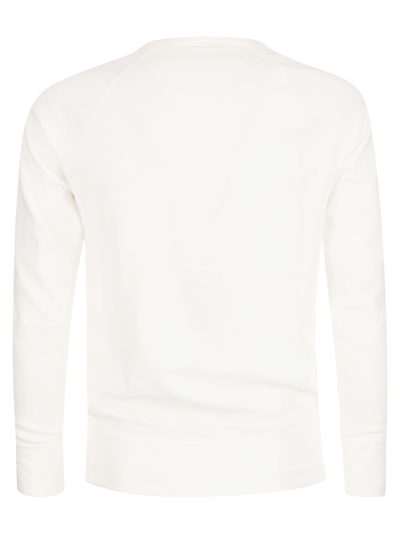 Shop Ralph Lauren Cotton Sweatshirt In White