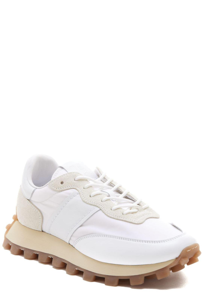 Shop Tod's Panelled Lace-up Sneakers
