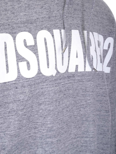 Dsquared2 Logo Printed Drawstring Hoodie
