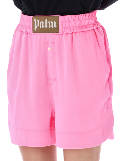 Shop Palm Angels Boxer Shorts In Fucsia