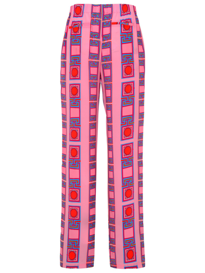 Shop Kutnia Pink Silk Zeugma Pants