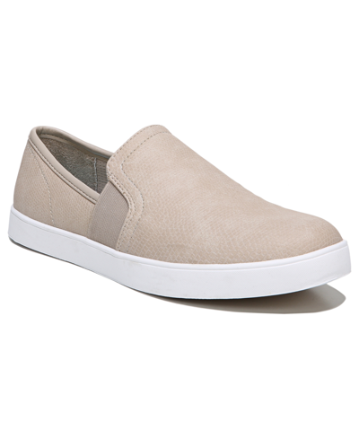 Shop Dr. Scholl's Women's Luna Slip-on Sneakers In Simple Taupe Lizard Print Faux Leather