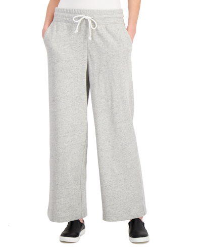 Style & Co Petite Wide-leg Drawstring Sweatpants, Created For