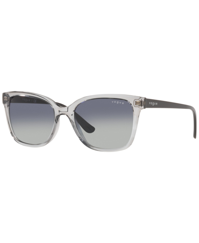 Shop Vogue Eyewear Women's Sunglasses, Vo5426s In Transparent Gray