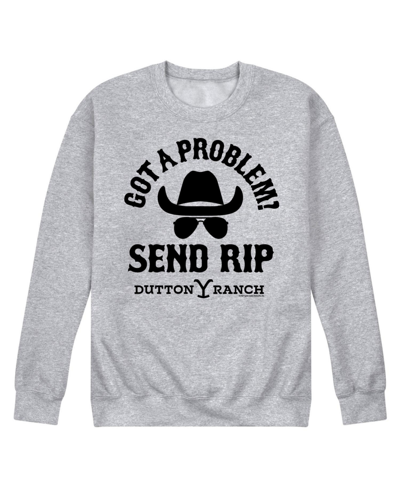 Airwaves Men's Yellowstone Send Rip Long Sleeve T-shirt In Gray