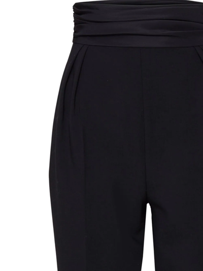 Carolina Herrera High-waist Wool-blend Skinny Pant In Black