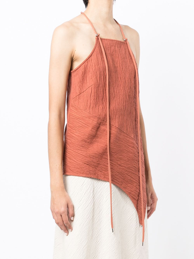 Shop Muller Of Yoshiokubo Sand Wave Camisole In Rot