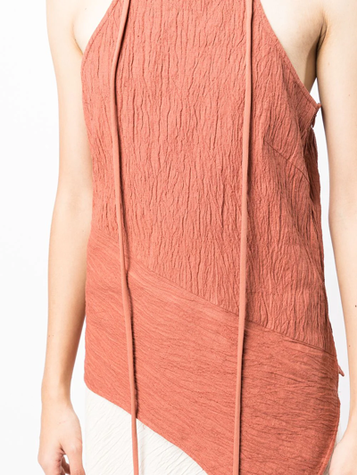 Shop Muller Of Yoshiokubo Sand Wave Camisole In Rot