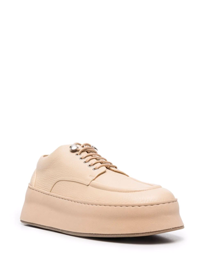 Marsèll Lace-up Platform Shoes In Neutrals