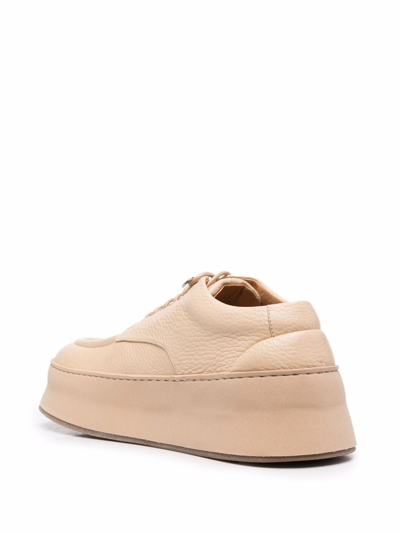 Marsèll Lace-up Platform Shoes In Neutrals