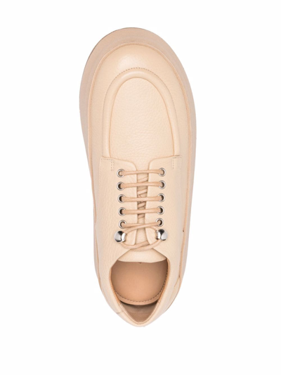 Marsèll Lace-up Platform Shoes In Neutrals