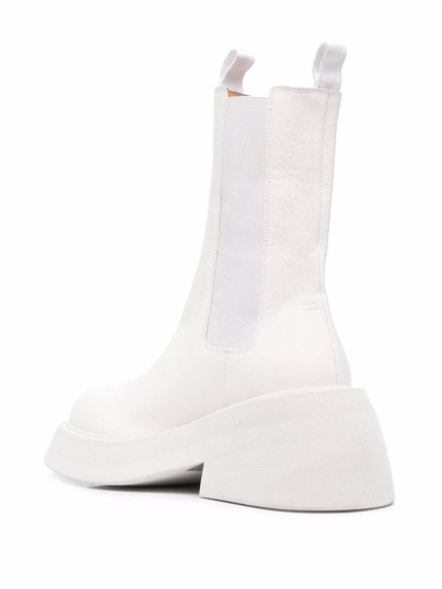Shop Marsèll Microne Calf-length 80mm Boots In White